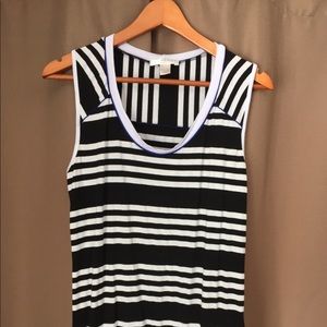 Kenar striped sleeveless top